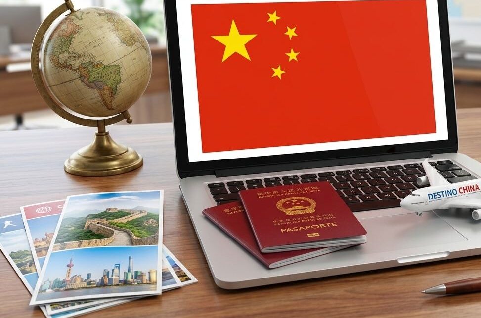 Destino china bandera